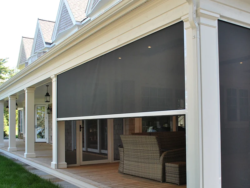 Motorized Screens for Bug-Free, Comfortable Outdoor Living